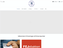 Tablet Screenshot of fej.dk